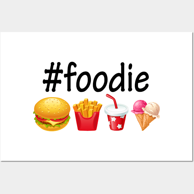 Foodie Funny food lover Gift Wall Art by CoolFoodiesMerch